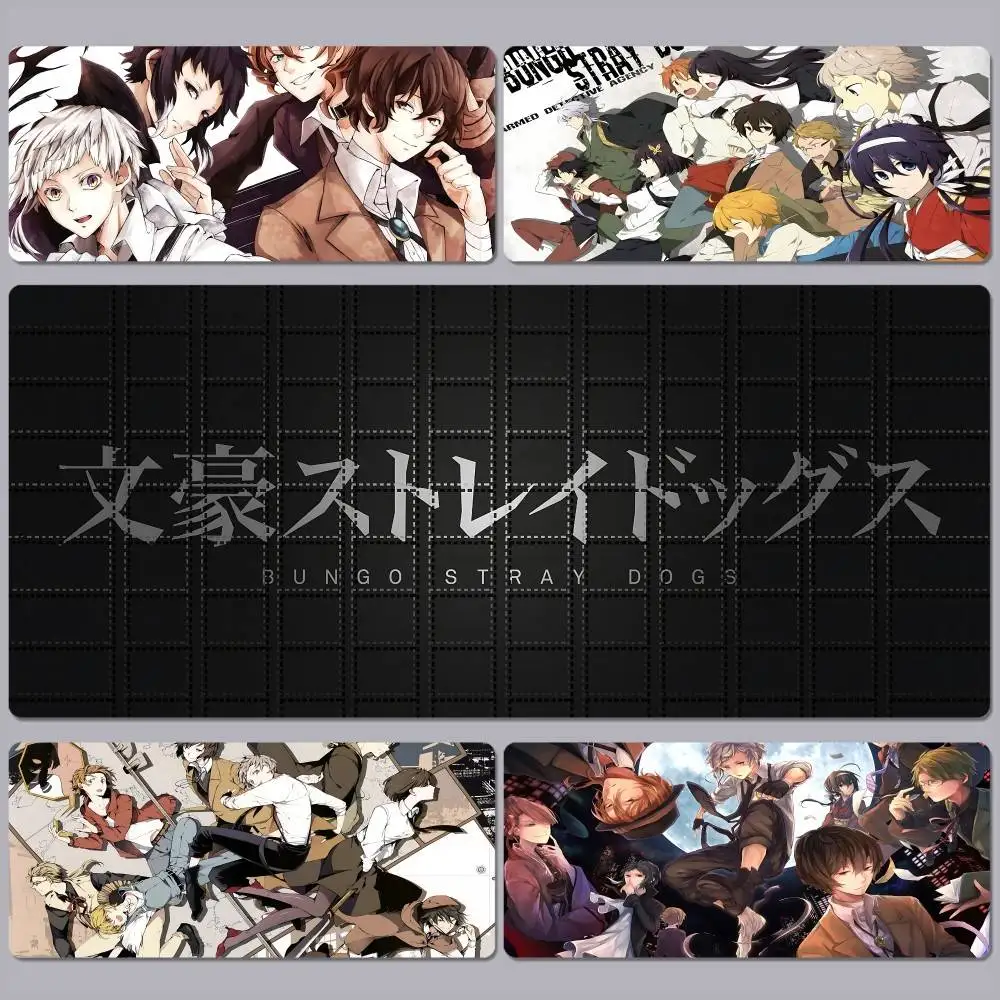 Anime B-Bungo S-Stray D-Dogs INS Tide Large Thickened Mouse Pad Oversized Gaming Keyboard Notebook Table Mat PC Computer Table