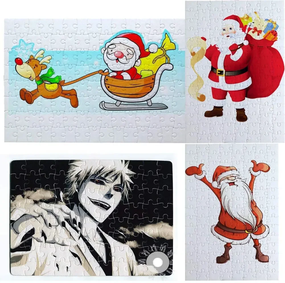 

10pcs Sublimation Blank Jigsaw DIY Thermal Transfer Custom Puzzle for Heat Press Printing Crafts