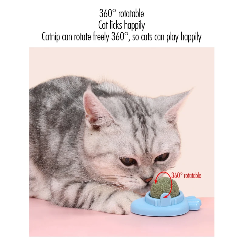 Catnip Pet Supplies Things For Kittens Roll Ball Pets Kitten Accessories Catnap Animal Device Licking Cat Products Home Garden