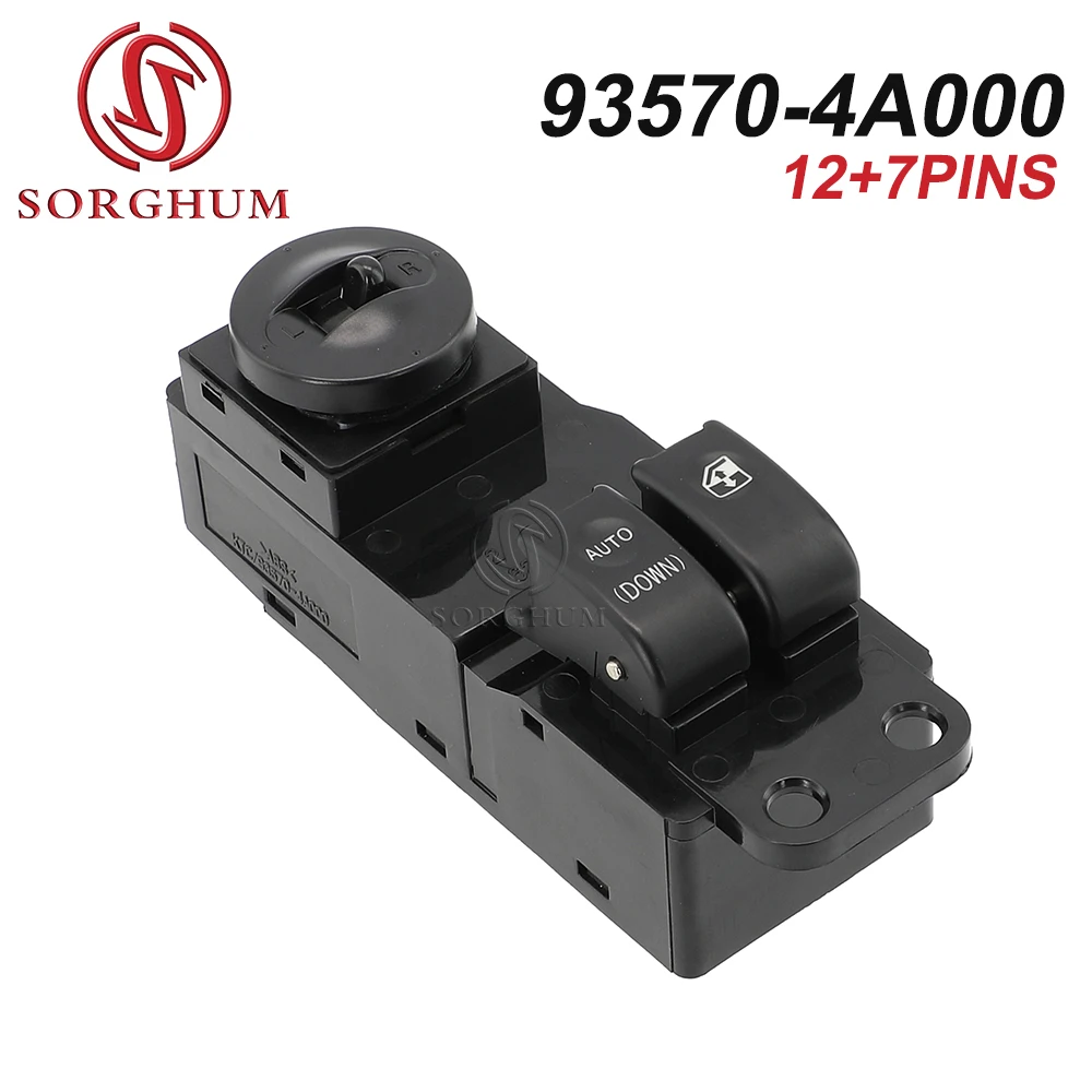 

SORGHUM For Hyundai H1 STAREX 2001-2006 Electric Window Switch Power Window Master Switch Button Console 93570-4A000 935704A000