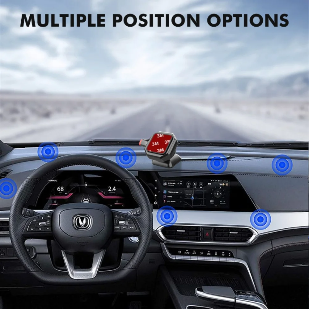 

Car Cellphone Holder Strong Adhesive Mount Fast Installation Fits All Smartphones Perfectly Ideal Support Stand for Car Driving