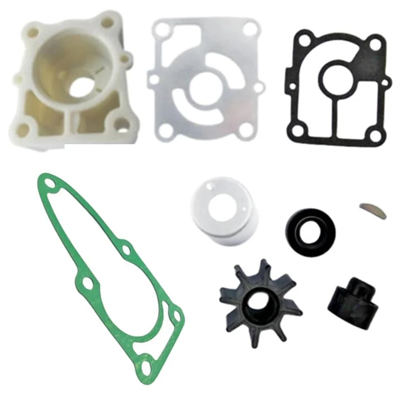 

Well-For Outboard For Mercury Mariner 9.9 10 15 20 HP Water Pump Impeller Repair Kit- 8M0135821& 8M0137849 For EFI Seapro 333Cc