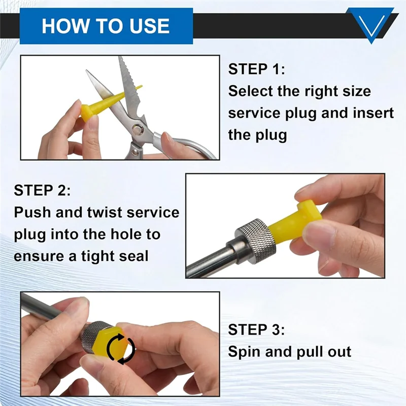 

AB66-38PCS Hydraulic Oil Service Rubber Plugs , Universal Drip Proof Hose Plugs Kit For Irrigation,Lines