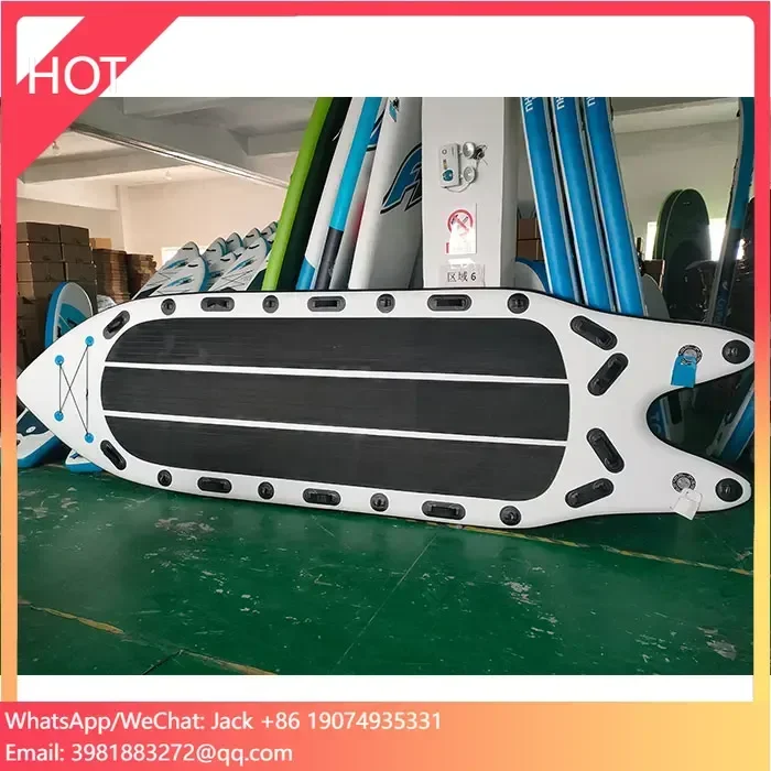 Inflatable Big Stand Up Paddle Board 4M 5M Raft Boat 10 Person Drop Stitch Team Surfboard