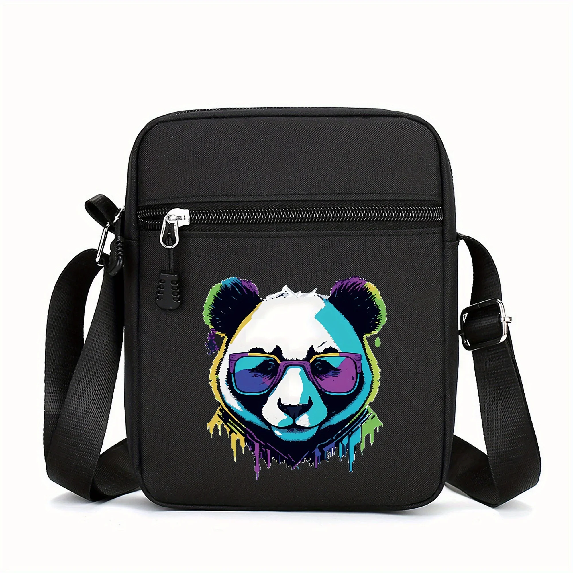 Сумка кросс-боди из ткани Оксфорд с цветным рисунком животных