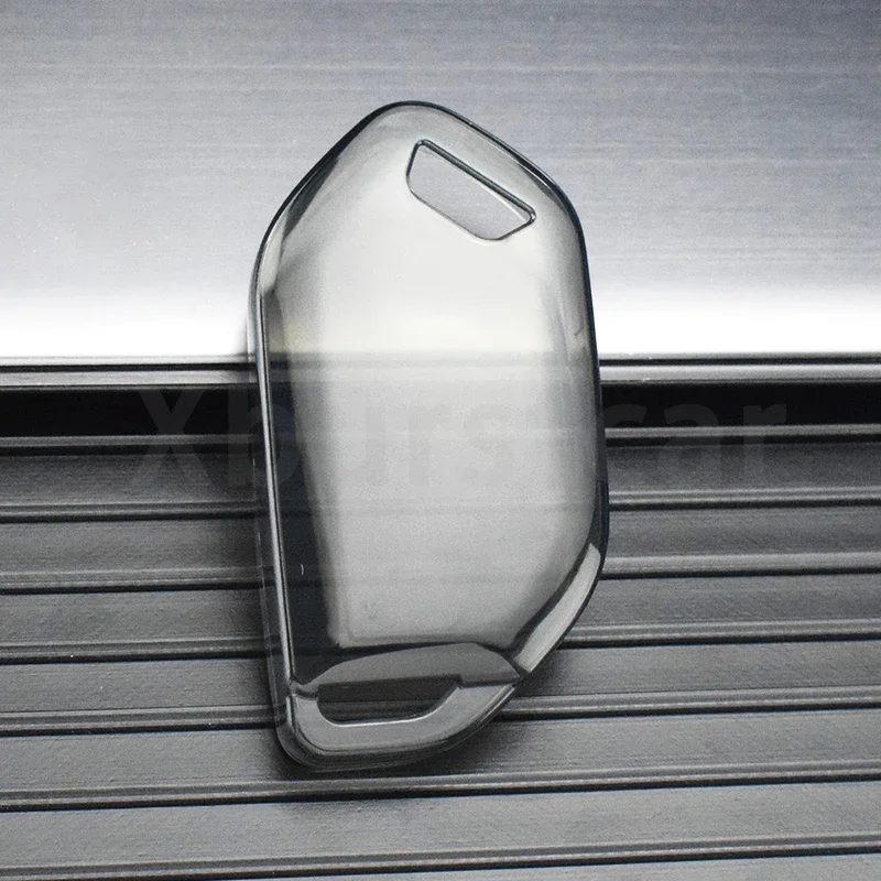 Auto Shell Fob For 2024 Kia Picanto EV9 Sorento MQ4 Carnival KA4 Morning K5 Carens RIO Seltos Transparent TPU Car Key Case Cover