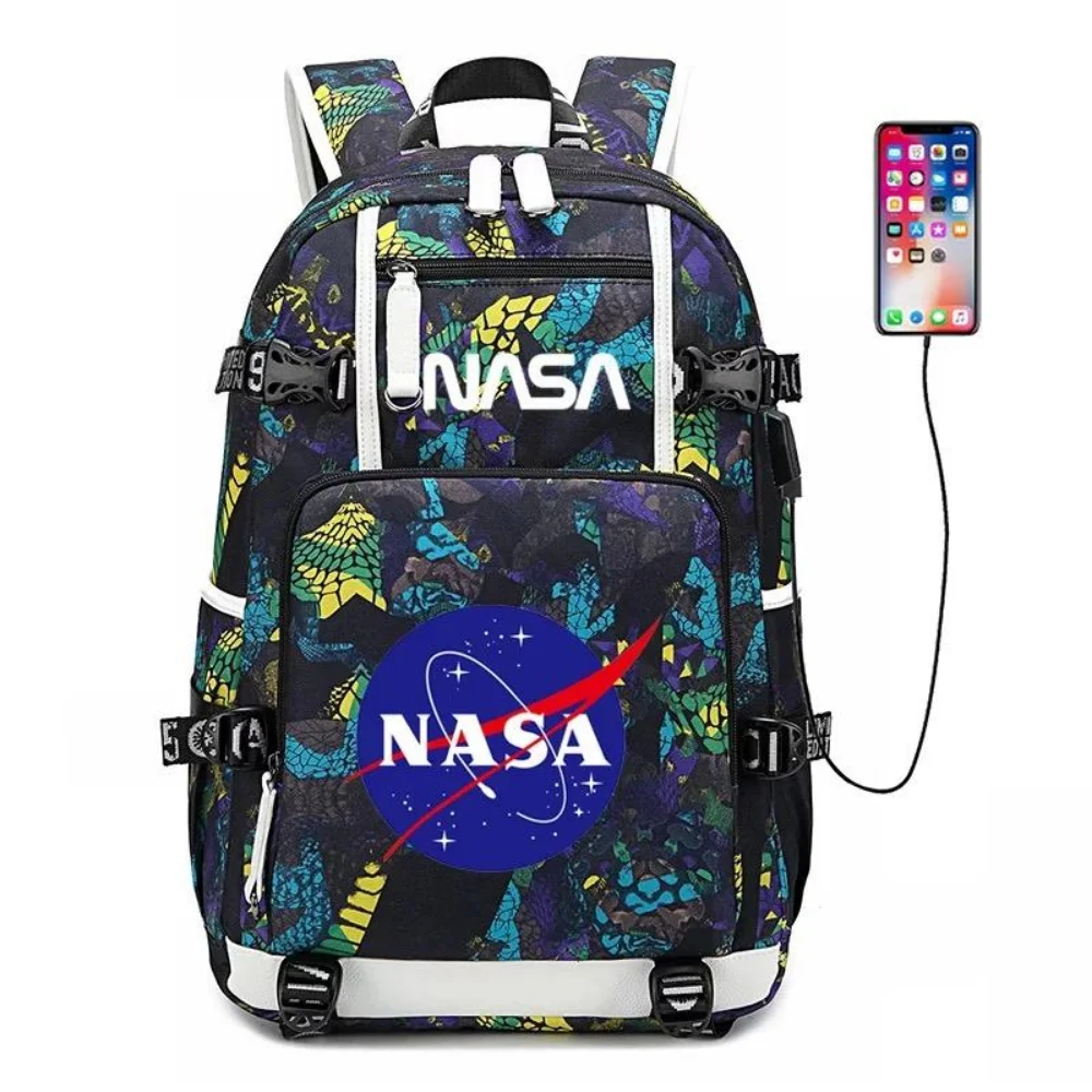 The Astronaut Spaceman Backpack Schoolbag Travel Notebook Laptop Bag for Kids Students