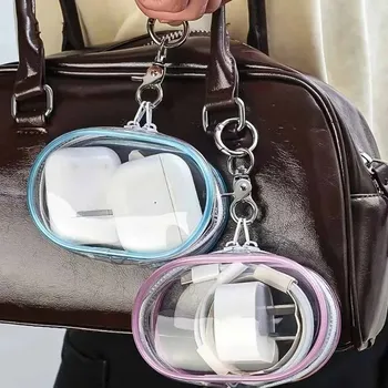 YANZAI Bolsa Caja misteriosa con llavero Linda bolsa de muñeca Organización Estuche a prueba de polvo