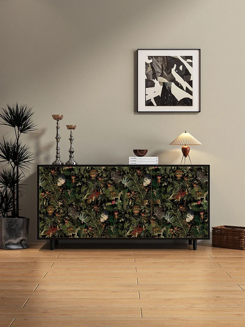 

retro style art painting home entrance sofa side cabinet
