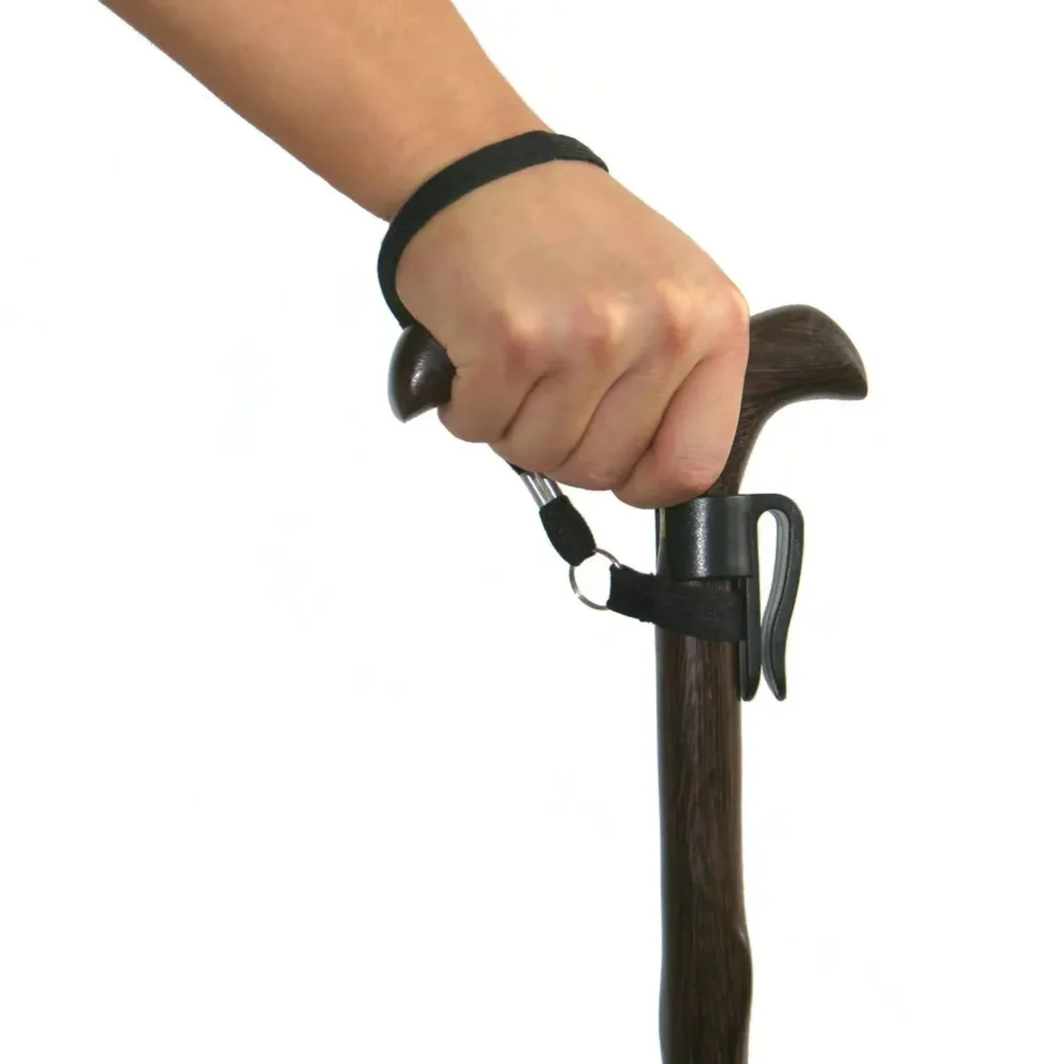

Multifunction Walking Stick Crutch Holder Clip and Wrist Strap Fit Walking Sticks and Canes In 20~25mm