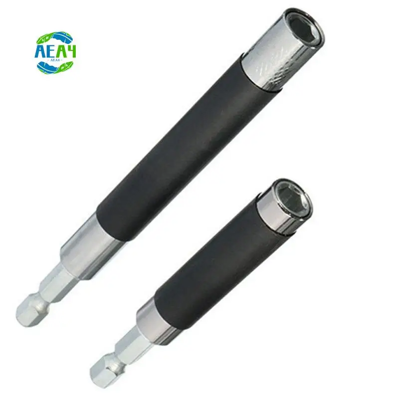 

AEA4-High Quality 80Mm 120Mm Extension Driver Drill Bit Holder Hex Screw Socket Magnetic Impact Adapter
