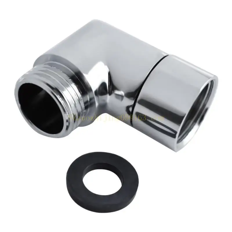 

Adjustable 90 Degree Shower Head Elbow Adapter for Wall Mounted Handheld Showerhead Arm Extension Elbow Connector best sale
