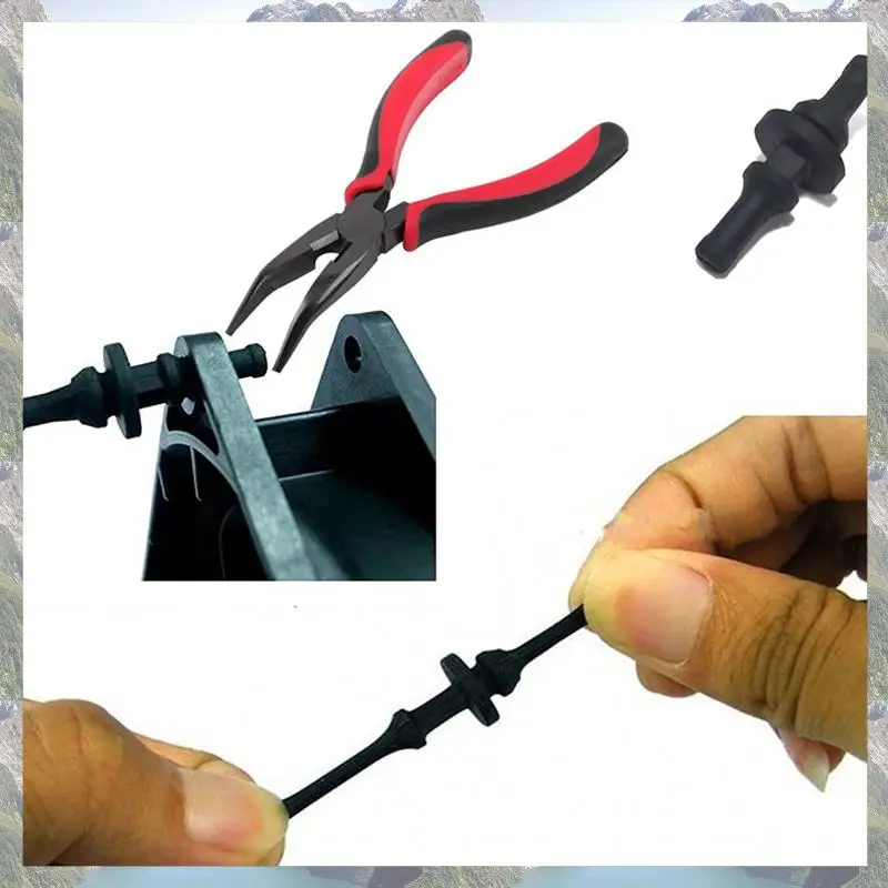 2025 New-50Pcs Computer Components PC Case Fan Mouting Pin Anti Noise Vibration Rubber Screws Anti-Vibration Shock Absorption