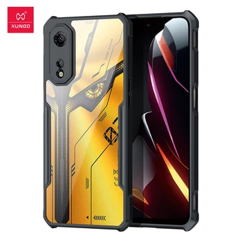 Nubia Neo 2 5G için Xundd durumda hava yastığı darbeye kabuk PC & TPU kamera koruma geri şeffaf telefon kapak için Nubia Neo 2