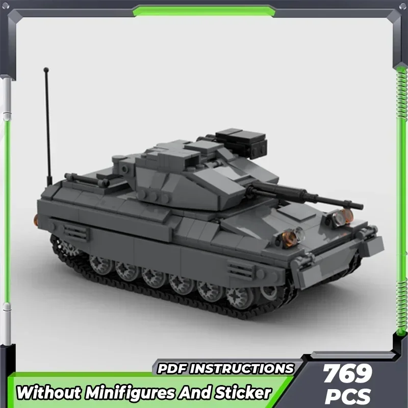 

Moc Building Bricks Military Model Futuristic M7-Bradley Tank Technology Modular Blocks Gifts Toys For Children DIY Set Assembly