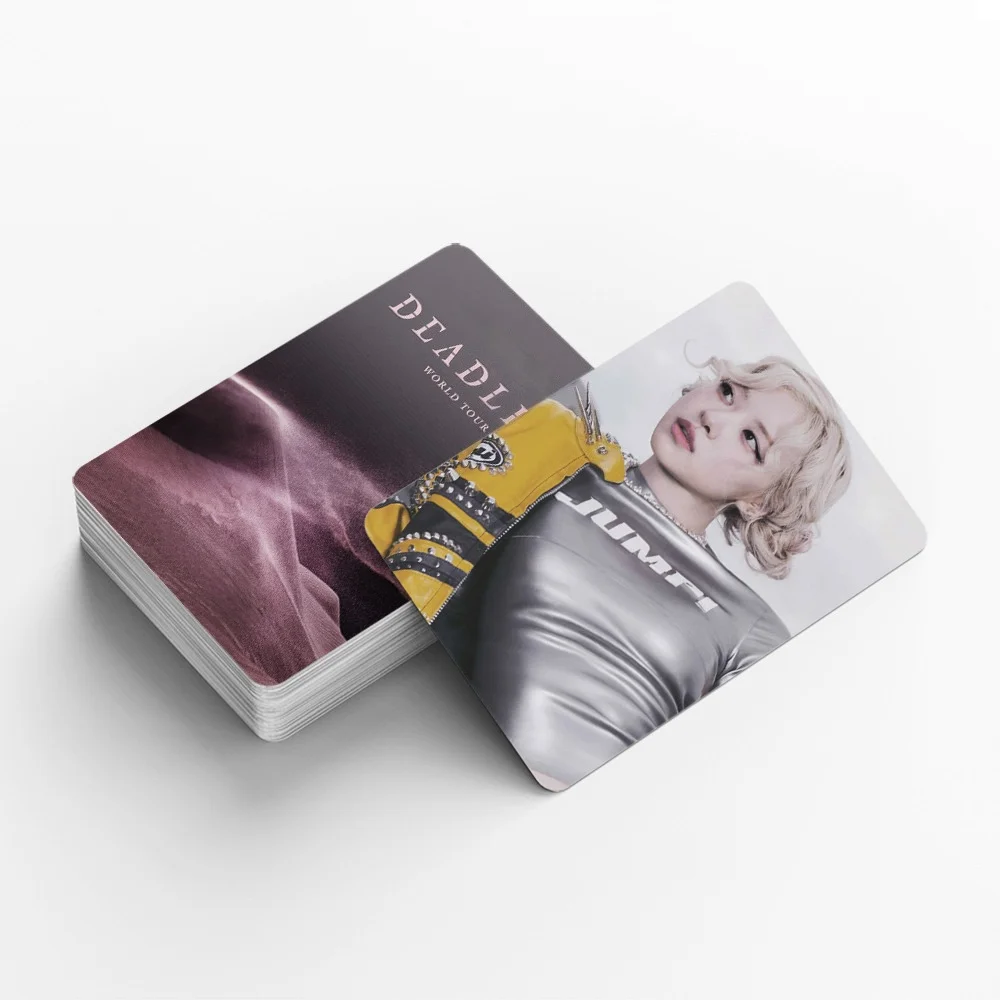 92PCS album music girl group JUMP card sticker HD photo tour concert double sides printing bright film card exquisite Gift