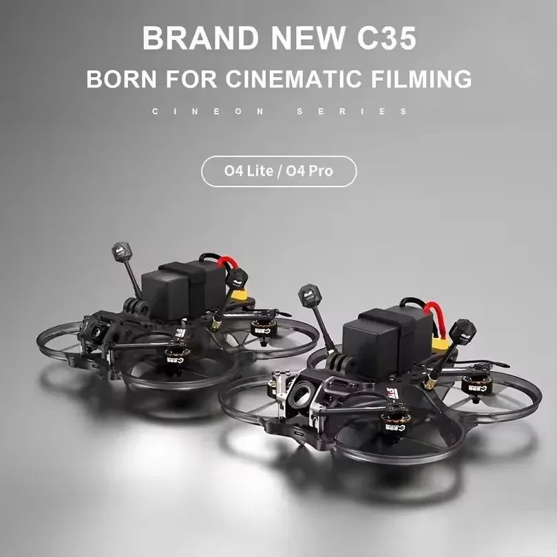 

Axisflying CineON C35 V3 O4 PRO FPV Drone 3.5inch 6S Cinewhoop with O4 VTX Built-in GPS ICM-42688-P Gyro 1960KV Motor