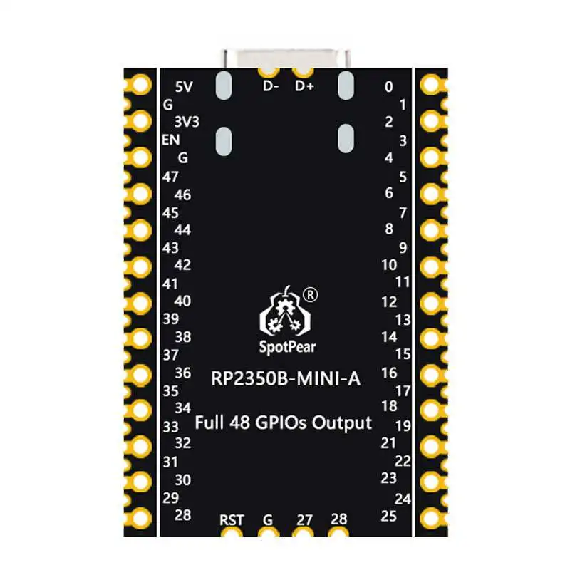 Raspberry Pi2 RP2350B RP2350-Linux Mini Development Board PSRAM
