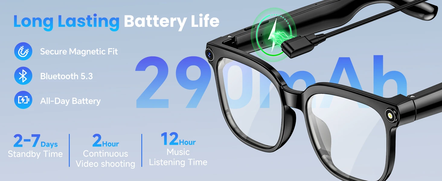 2026 4K 8MP Smart Glasses Men HD Camera 150+Language Translation ChatGPT WIFI Video Recording Bluetooth CallAudio Glasses Women