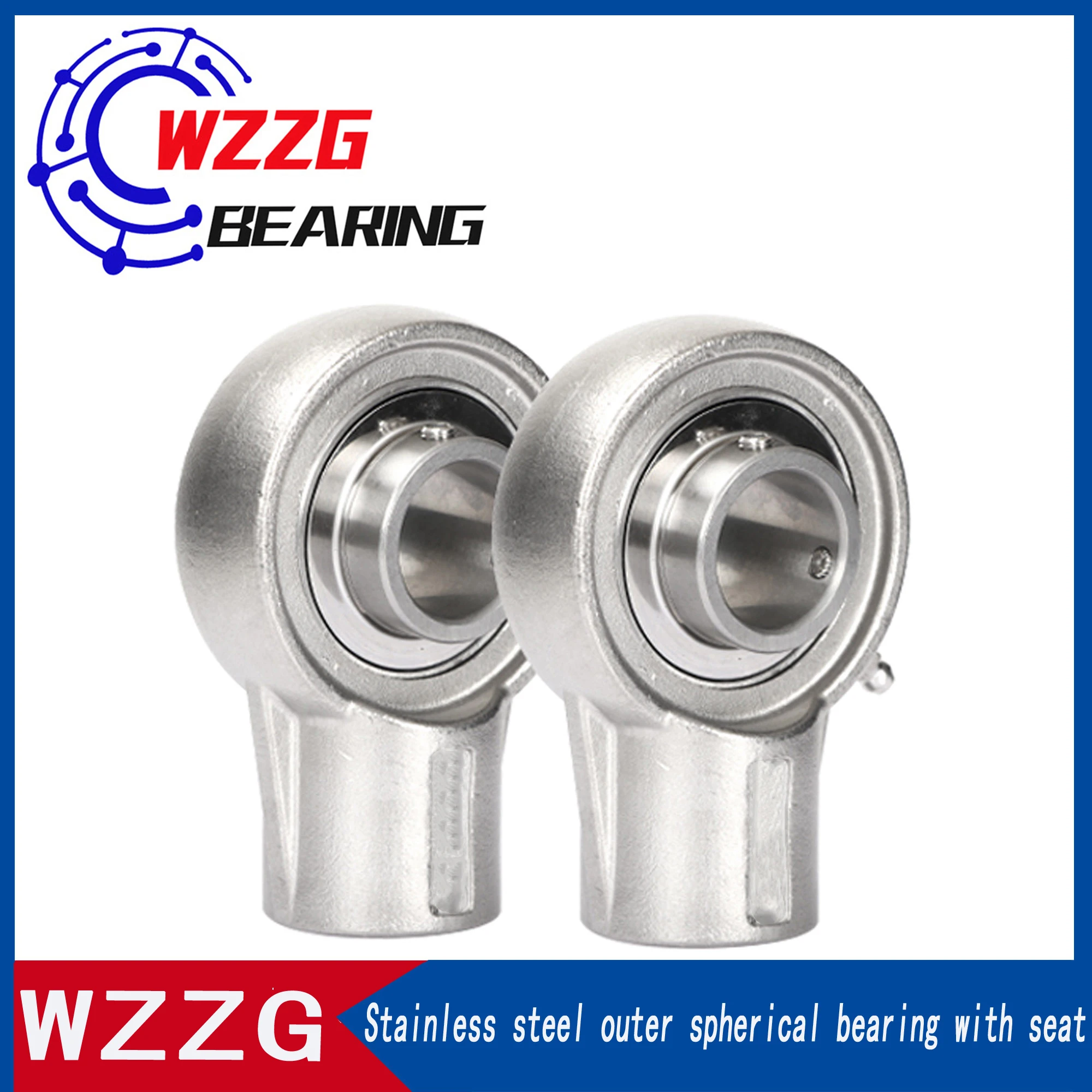 

Stainless steel outer spherical suspension with seat threaded hole bearing SUCHA201 202 203 204 205 206