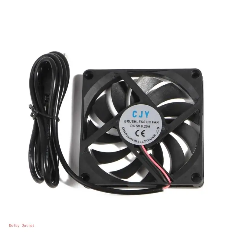 80mm USB Brushless Cooling Fan 5V Mini Quiet Computer Fan 8010 8015 8025