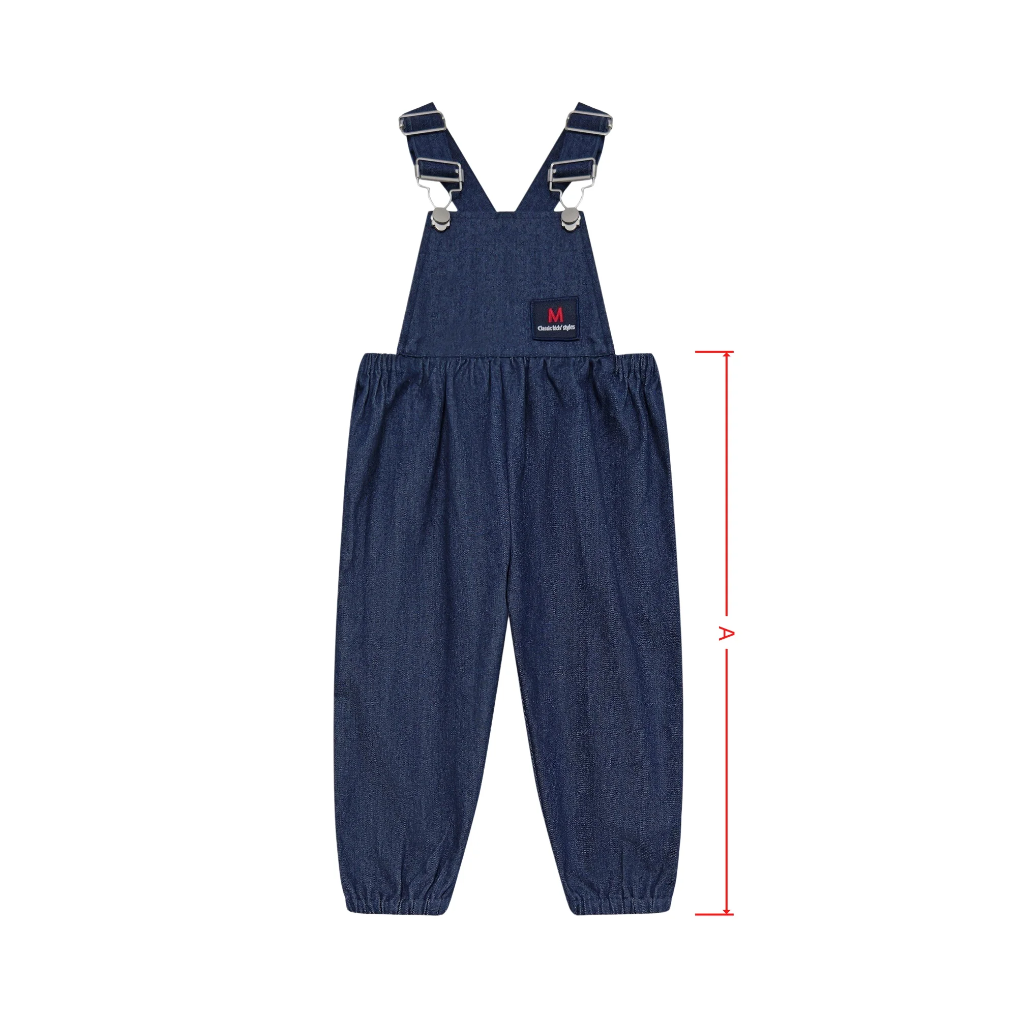 2026 Mali's AW Navy Denim-Kleidung mit Logo-Etikett für Jungen und Mädchen, passende Outfits für Bruder und Schwester, Sweatshirt, Pullover, Kleid, Rock – Detail 3