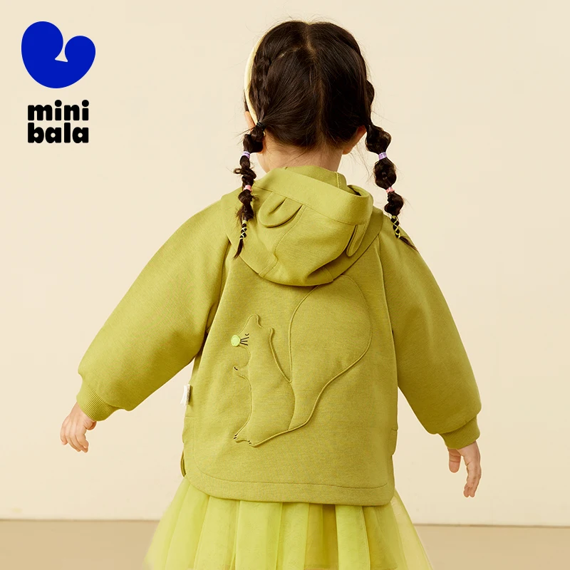 Mini Bala Jackets Boys and Girls Hooded Jackets 2024 Autumn New Arrival Baby Fashion Jackets