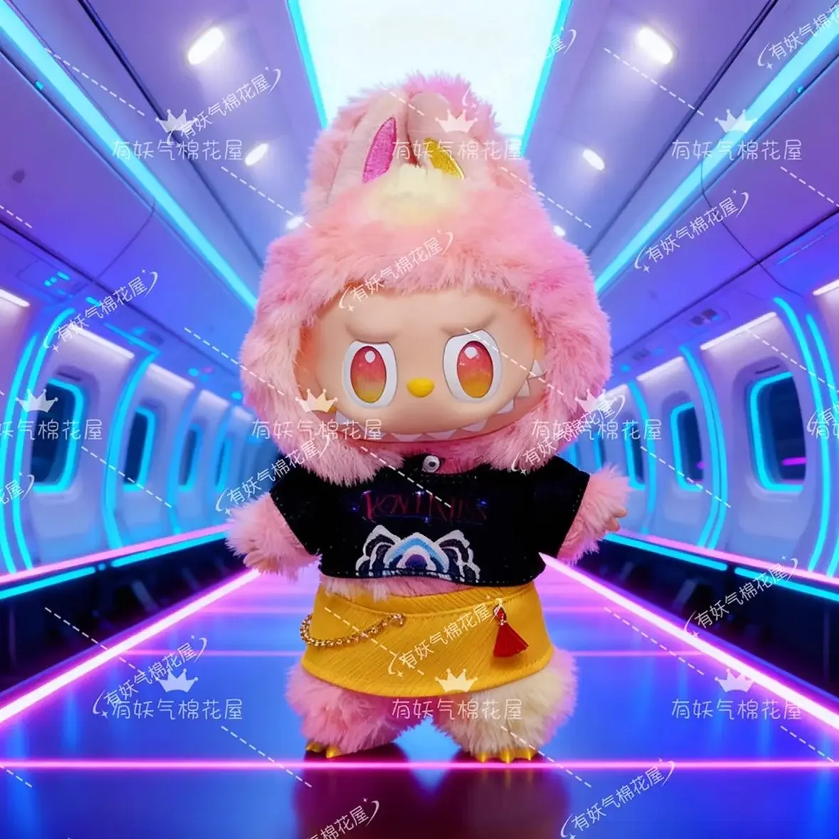 

Кукольная одежда KPop «Охотники на демонов» для Labubu, комплект костюмов Zoey Mira Rumi, мини-плюшевая кукла, одежда, аксессуары, подарок