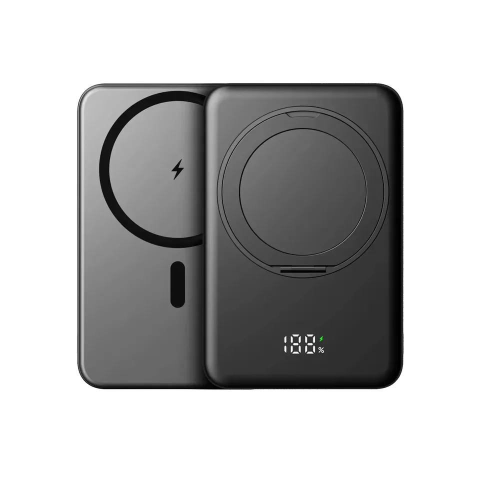 Mini Power Bank magnetico wireless sottile Supporto per caricabatterie rapido Batteria esterna portatile per iPhone Samsung per Powerbank Magsage