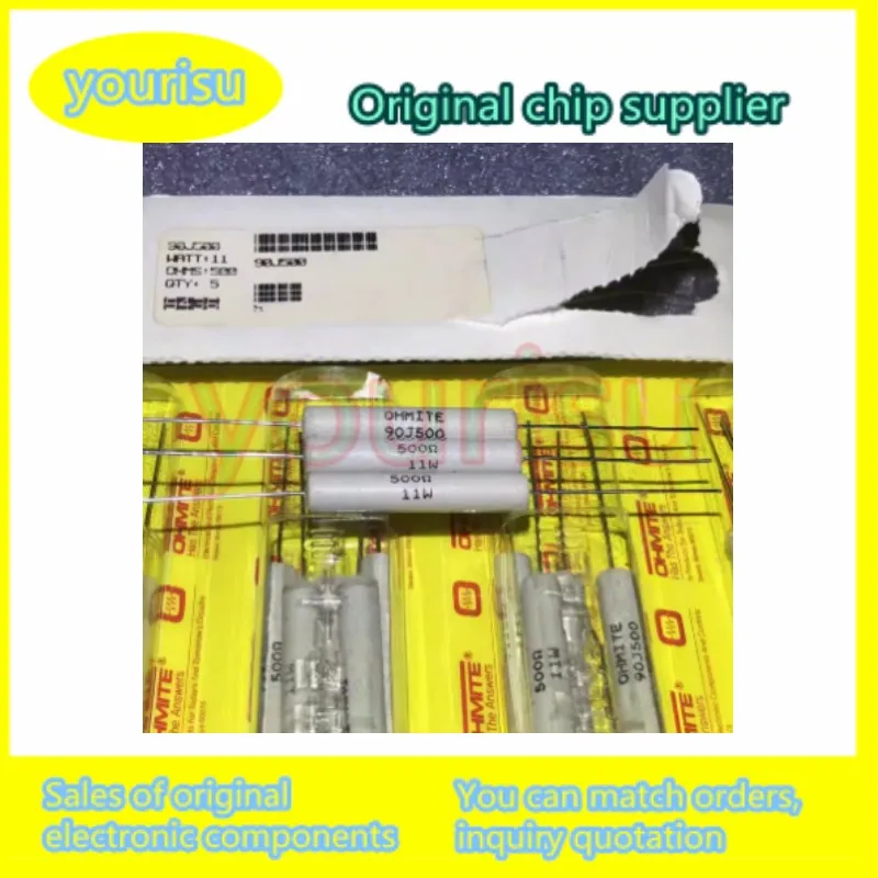 5Pcs/Lot Genuine Brand New 11W 500R 500 Ohm Fever Audio Non-Induct Resistor