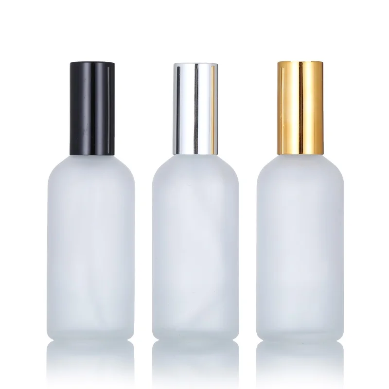 Cosmetic Packaging 5ml 10ml 15ml 30ml 50ml 100ml 20ml Frosted Perfume Fine Mist Glass Spray Bottle With Gold Silver Sprayer