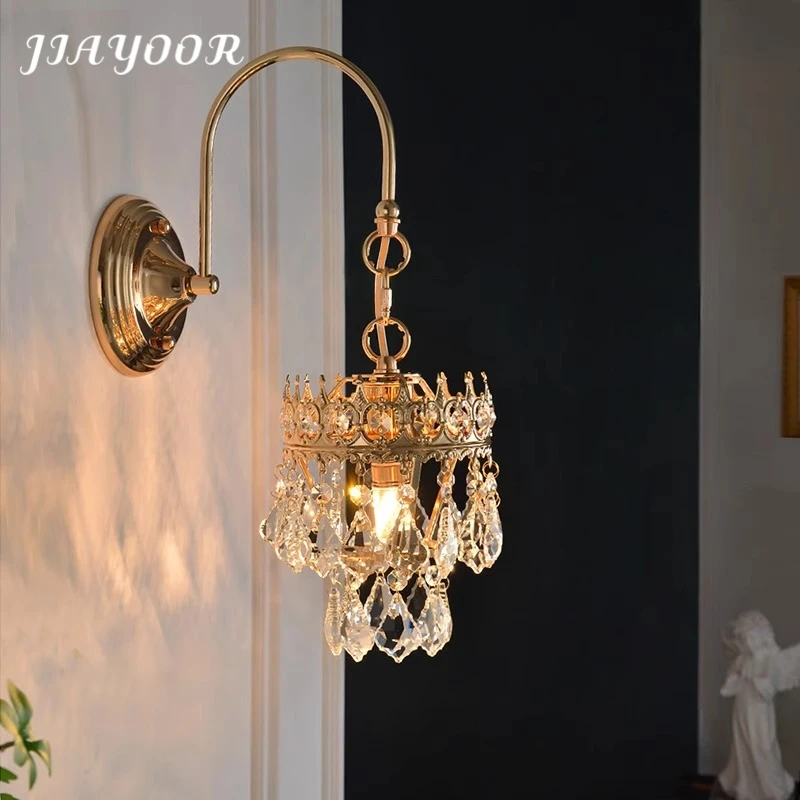 

Роскошная светодиодная хрустальная люстра для гостиной, спальни, освещение, роскошная вилла, декоративный светильник, яркое украшение для дома в помещении