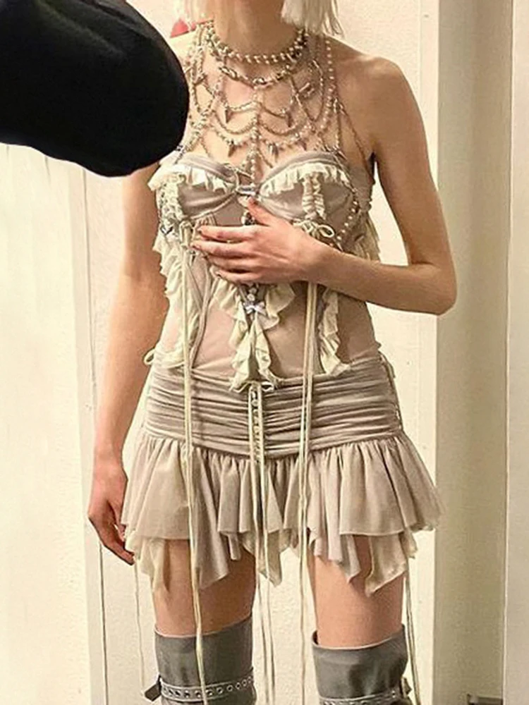 

Плиссированная асимметричная юбка с низкой талией. Женская уличная юбка из полиэстера Sle Faion. Необычная юбка трапециевидной формы.