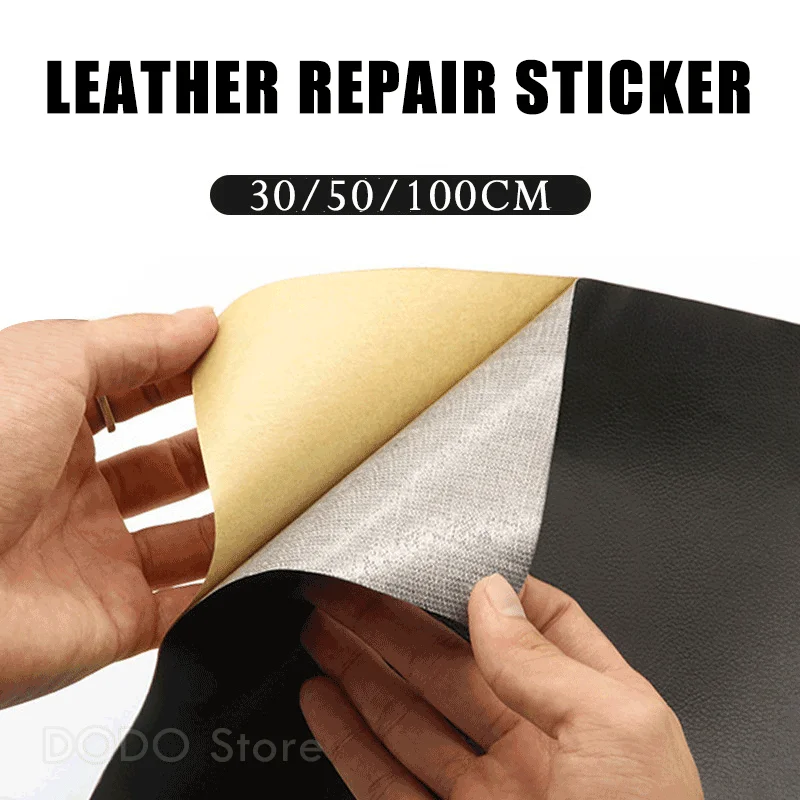 Self Adhesive Leather Patch Sticker Faux Synthetic Leather Fabric Home Sofa Seat Furniture Repair DIY Patches Car Sticky Sticker