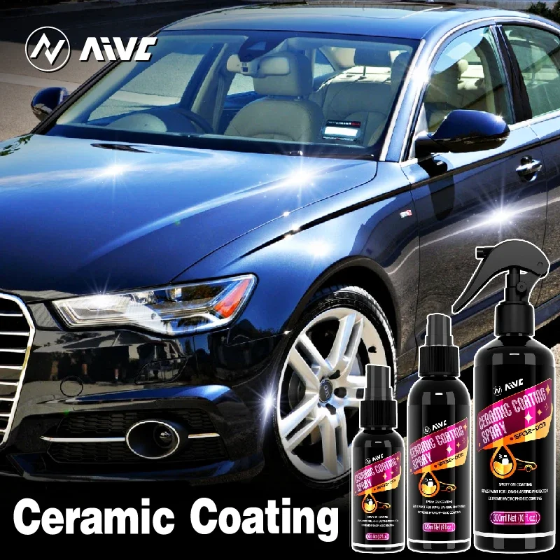 Car Ceramic Coating Spray Crystal Hydrophobic Layer Polishing Paint Coating Agent Polish Scratch Repair Remover Paint Protection