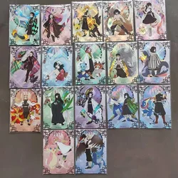 Demon Slayer Card Bean UR Full Set Rare Elf Anime Character Halloween Gift Japanese Cartoon Wholesale Unisex