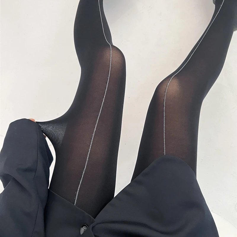 Women Bodycon Bottomed Stockings Fashion High Elastic Pantyhose Office Ladies Working Slim Elegant Spring Autumn Tights Woman