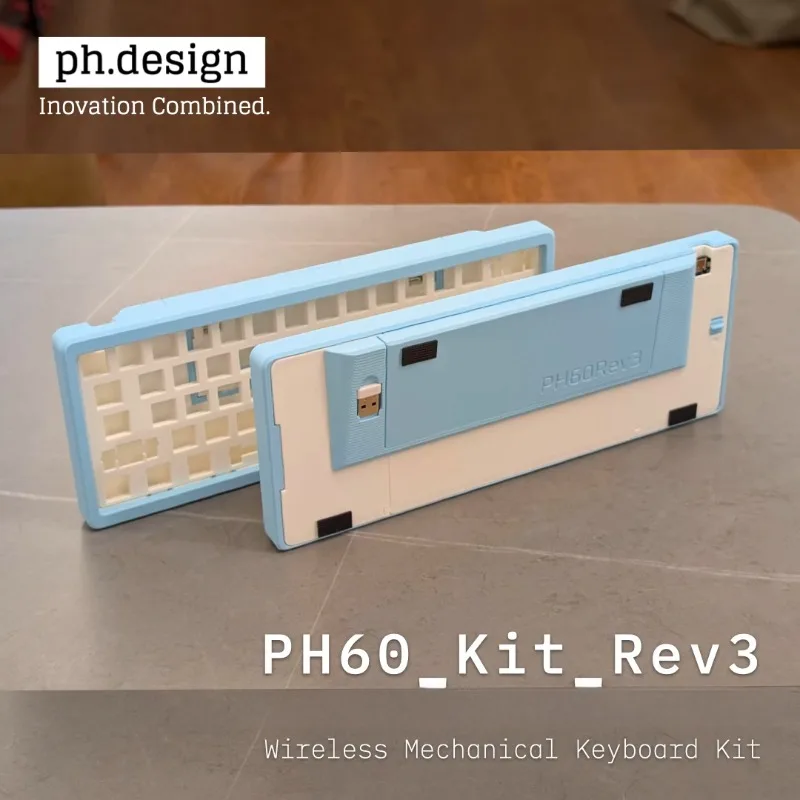 

Комплект механической клавиатуры PH60R3, 3D-печать, трехрежимная беспроводная прокладка корпуса GH60, горячая замена, аксессуары для игровой Bluetooth-клавиатуры