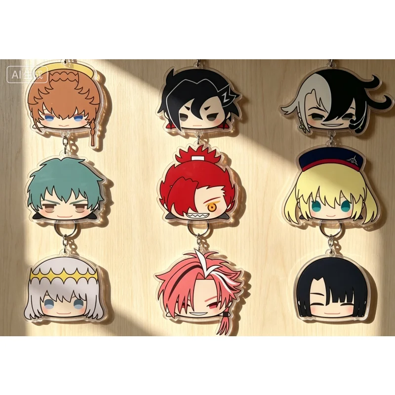 Fate/Grand Order Mochi Mochi Serie de mascotas estilo Q, la mayoría de los colgantes de acrílico para llaveros, decoraciones para bolsos, regalos para fans