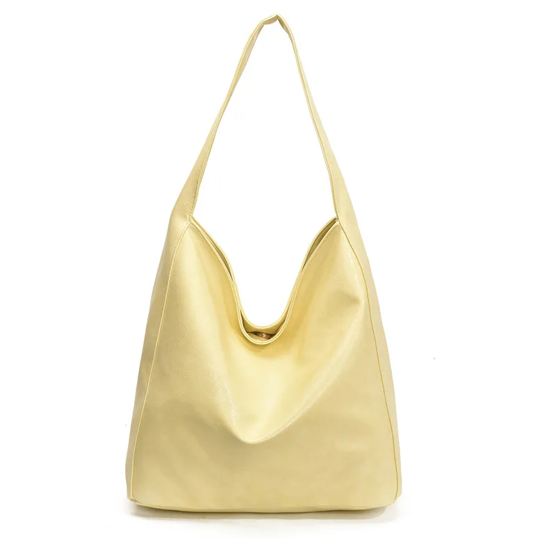 Rustige zomertas uit 2025, casual schoudertas voor dames, boodschappentas van zacht leer, minimalistische dag tot nacht crossbody