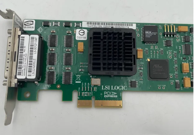 

For LSI22320SE / LSI22320SLE dual-channel PCI-E SCSI card U320M channel card