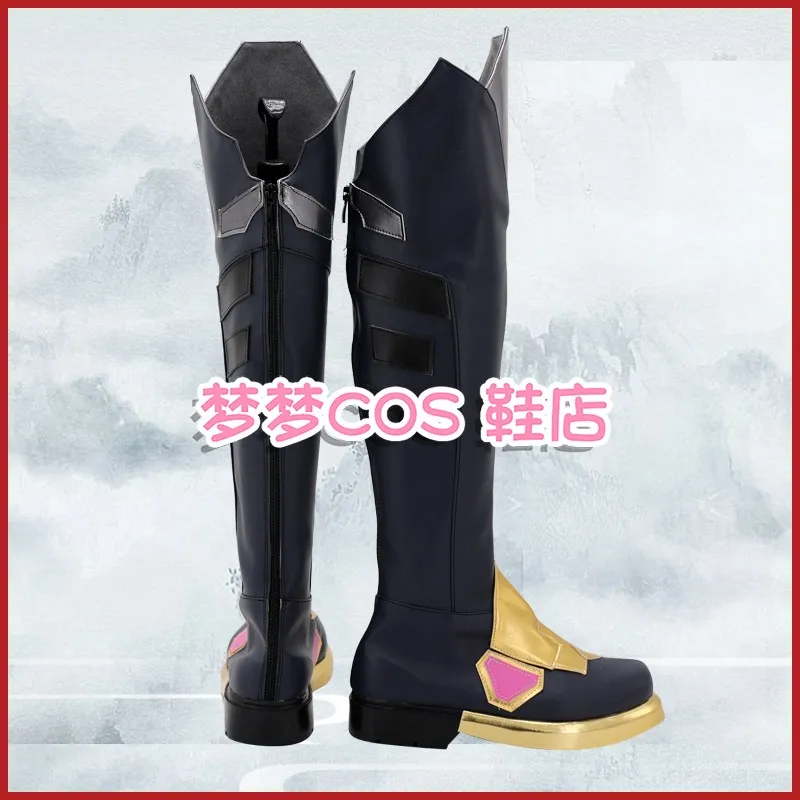 Valorant Reyna Scarpe Cosplay Stivali da gioco Accessorio per costumi di Halloween Stivali su misura