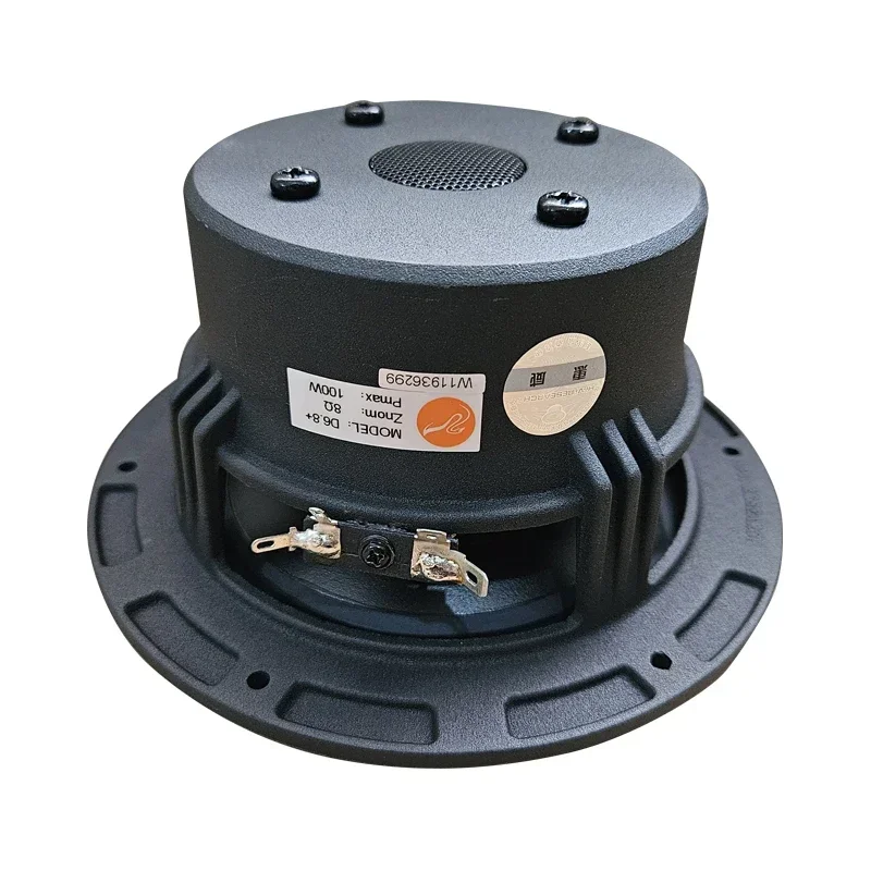 1 Piece Original HiVi D6G/D6.4+/D6.8+ 6.5\'\' Home Audio Midwoofer Speaker Unit Casting Aluminum Frame PP Cone 4/8ohm 120W D174mm