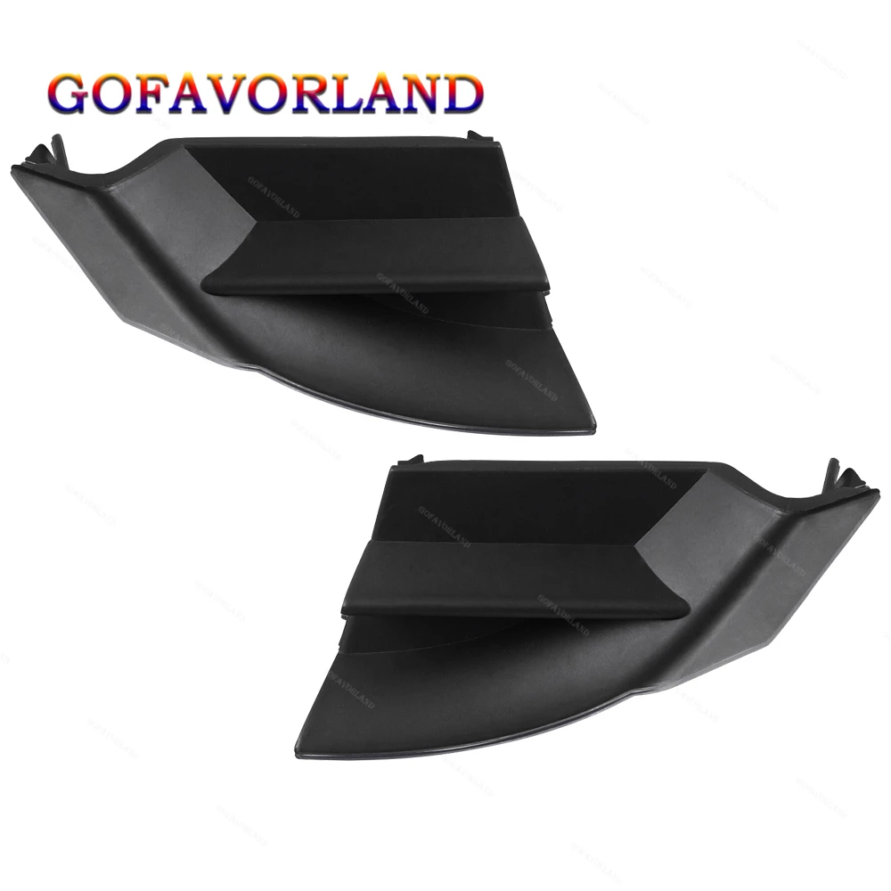 

52128-48110 52127-48140 Pair Front Left Right Side Bumper Traction Trailer Cover Cap Plastic Unpainted For Lexus RX 2018-2019