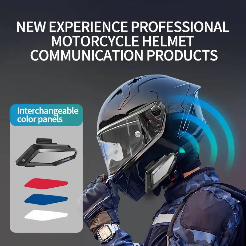 

BT 5.3 Moto Helmet Headset Light Wireless Helmet Hands-free Call Phone Motorcycle Waterproof Earphone Music Player 1000 mAh