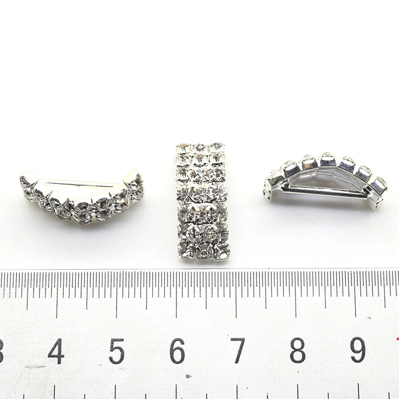 10Pcs 20 * 9mm shape supply multi drainage diamond accessories buckle accessories clothing hair decortion accessories