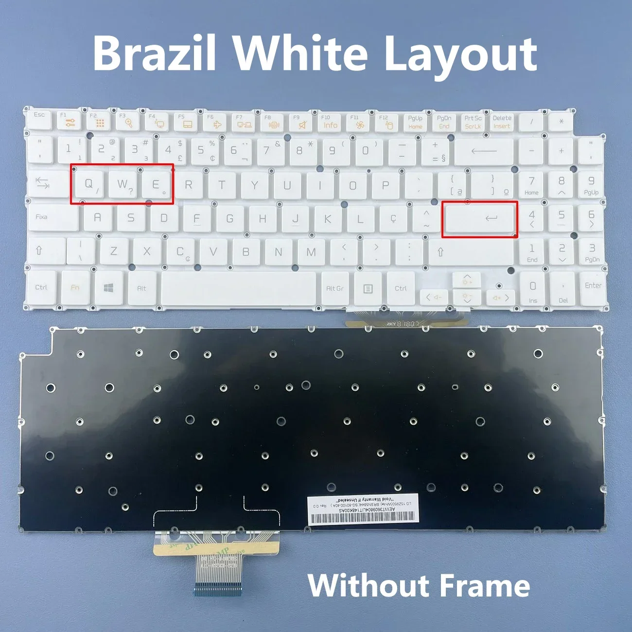 Brazil Keyboard For LG 15UD560-KX7DK 15U760 15U760-GR30K 15U760-MF50L 15U760-GR3MK 15UD760 15UD760-GX30K 15UD760-GX50K Series