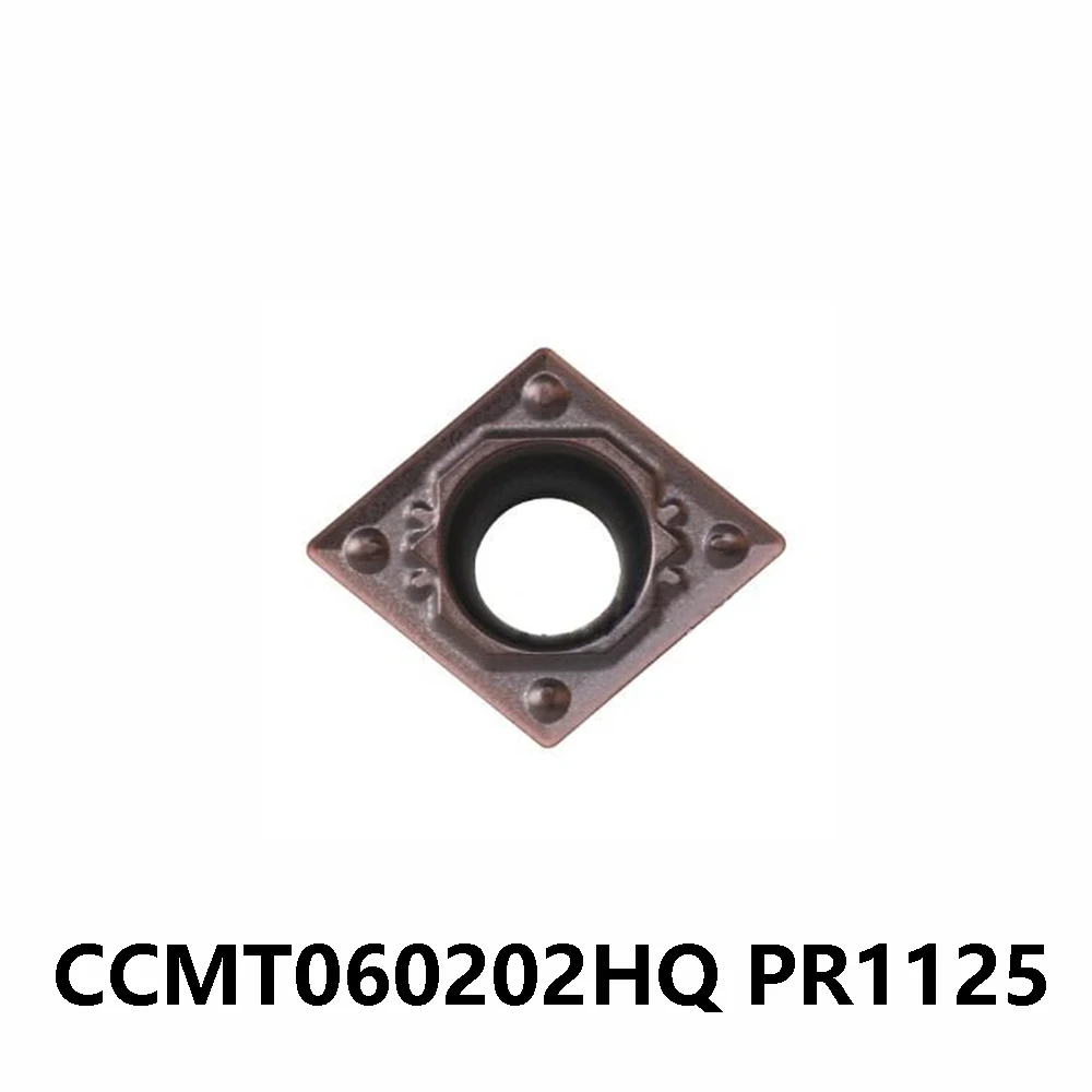 CCMT32505HQ 80° Insert CCMT 09T302 CCMT09T302 CCMT09T3 HQ Original CCMT09T302HQ PR1025 Metal Turning Cutters Lathe Tools Carbide