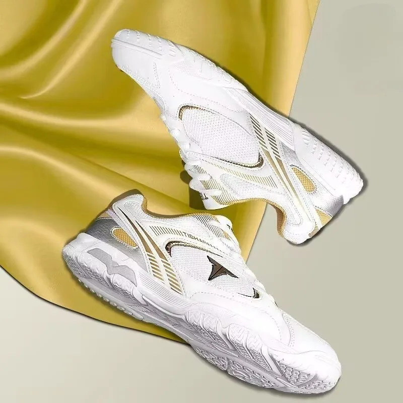 Classic Brand Badminton Shoes Mesh Breathable Indoor Court Shoes Light Weight Tennis Shoes Hard-Wearing Table Tennis Shoe Unisex