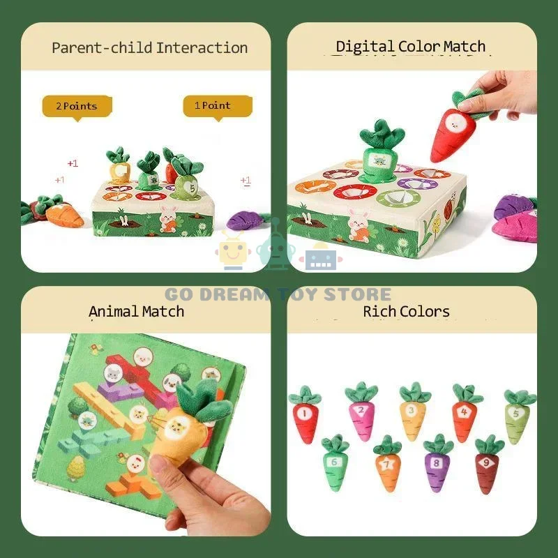 Baby Montessori Toy Toddler Fine Motor Skills Training Color Learning Educational Toys for Children Preschool Sensory Activity